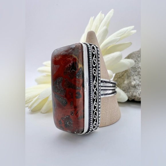 CRAZY LACE AGATE RING - Picture 11 of 12